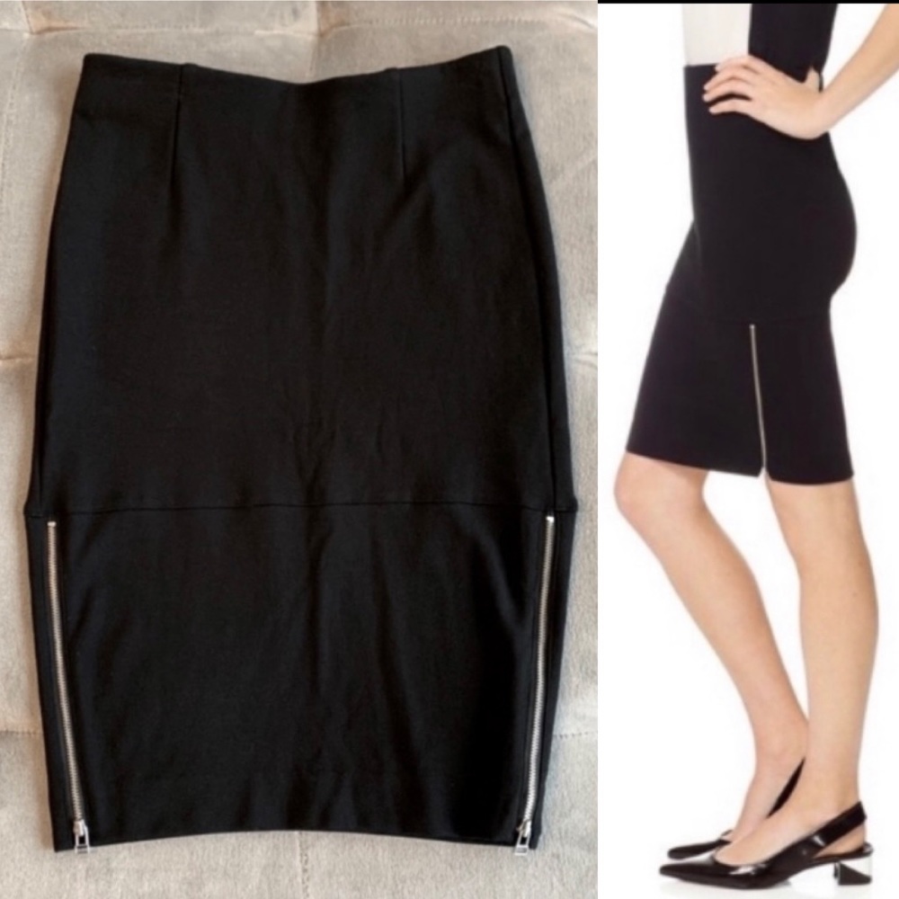 ARITZIA | WILFRED Campagne Pencil Skirt Black